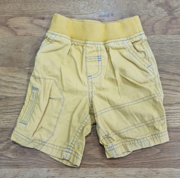 John Lewis Mustard Shorts, 2Y