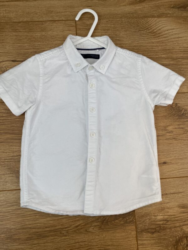 Next White Short Sleeved Short, 18-24M