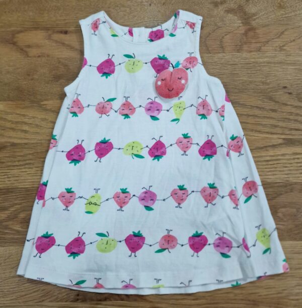 Joules Sleeveless Fruit Dress, 9-12M