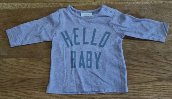 Next Hello Baby L/S T-Shirt, 0-3M
