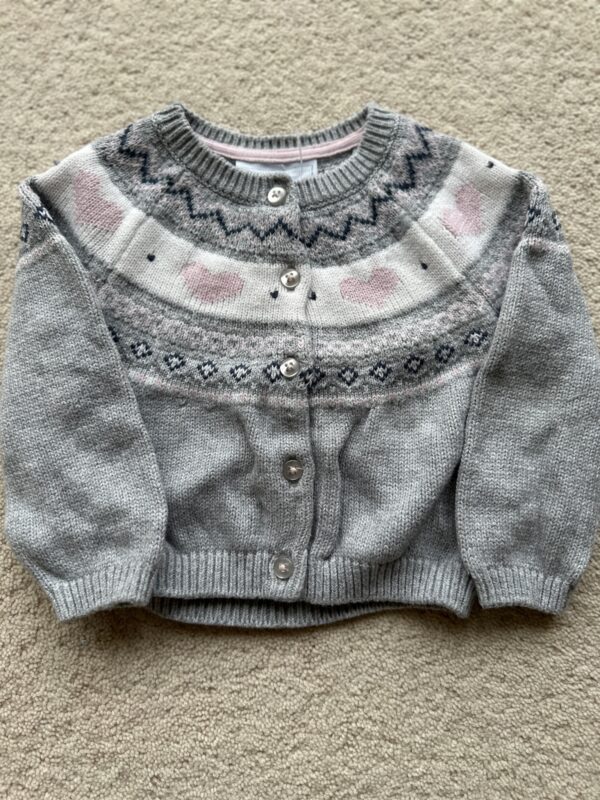 White Co, Knitted Cardigan, 3-6M