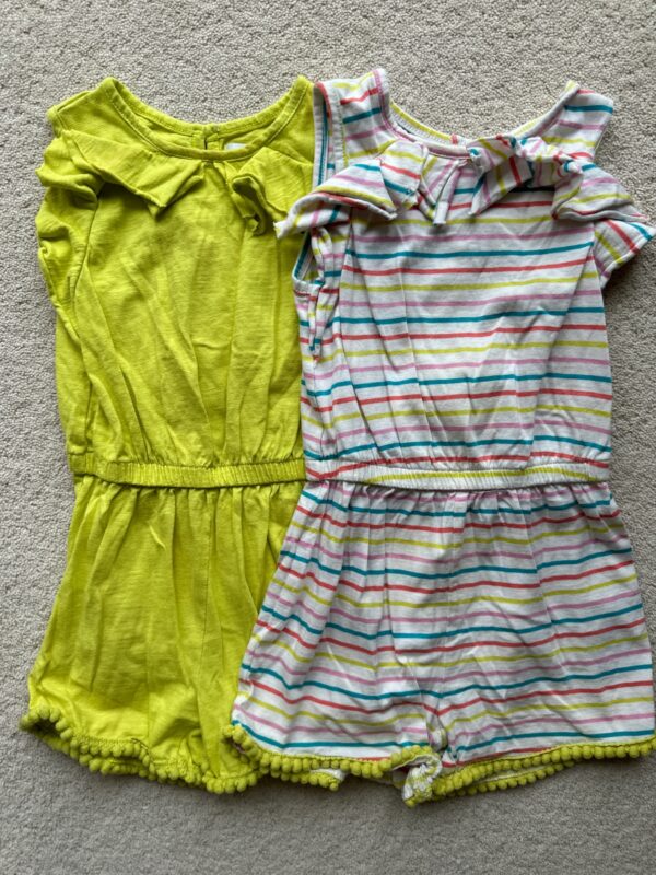Very, Pack Of Two Playsuits, 18-24M