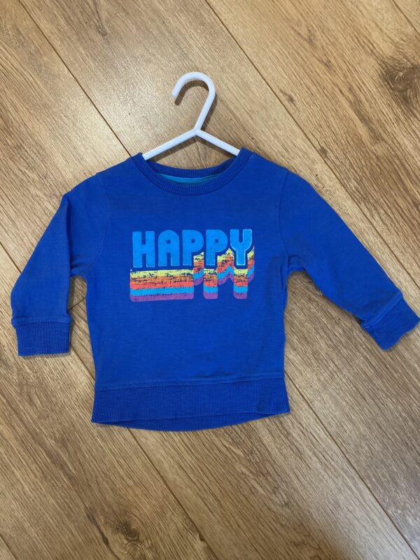 Next Happy Sweatshirt, 6-9M
