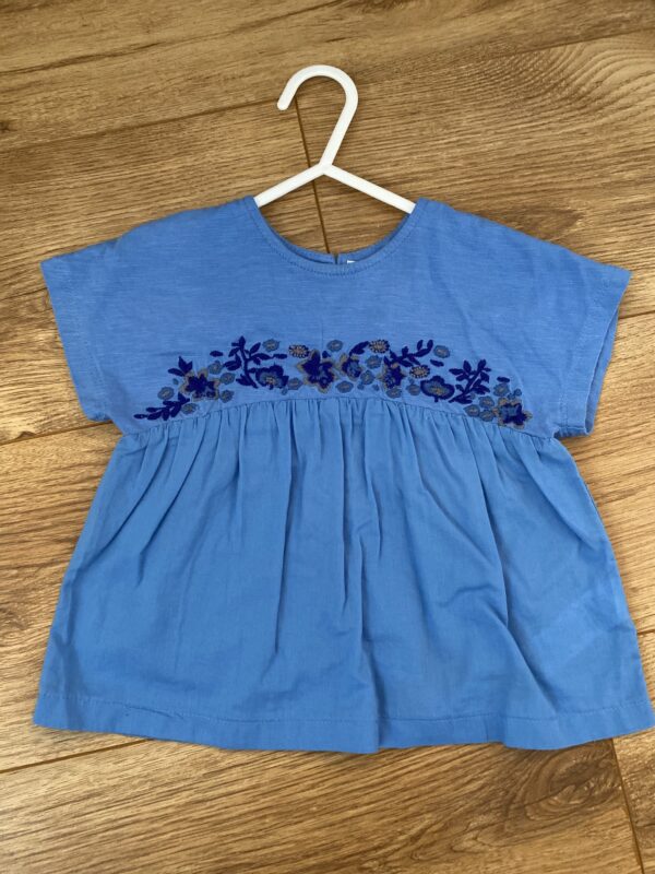Next Blue Floral T-Shirt, 9-12M