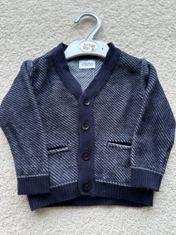 Mothercare V Neck Knitted Cardigan, 6-9M