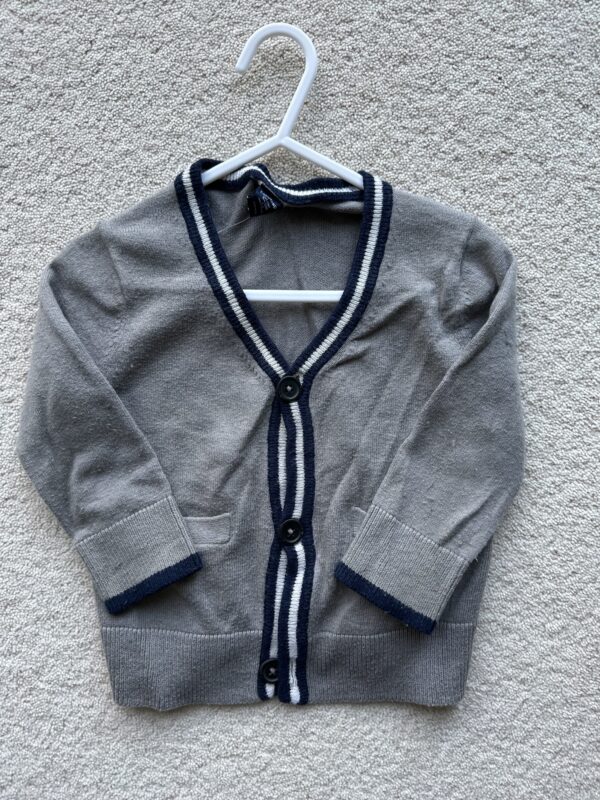 Gap Grey Button Cardigan, 6-12M