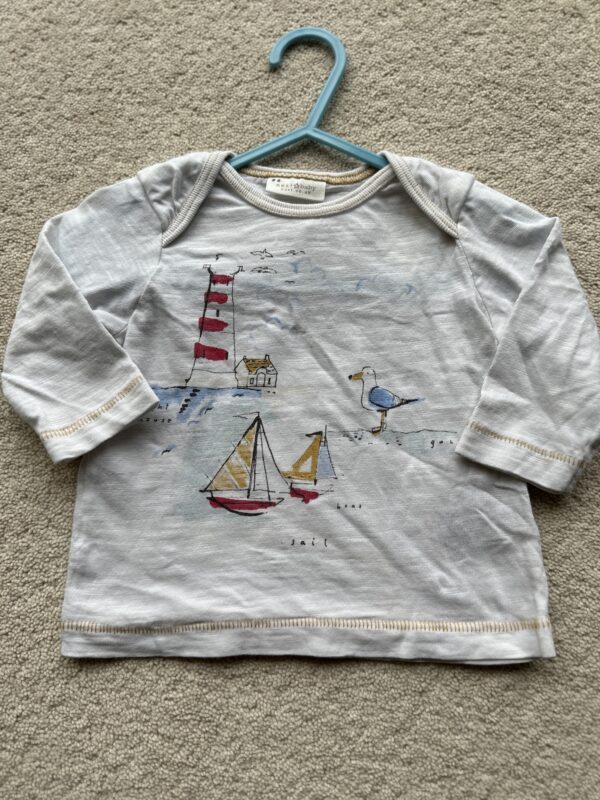 Next L/S Seaside T-Shirt, 0-3M