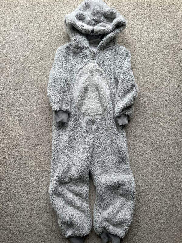 Next Fluffy Bear Onesie, 4-5Y