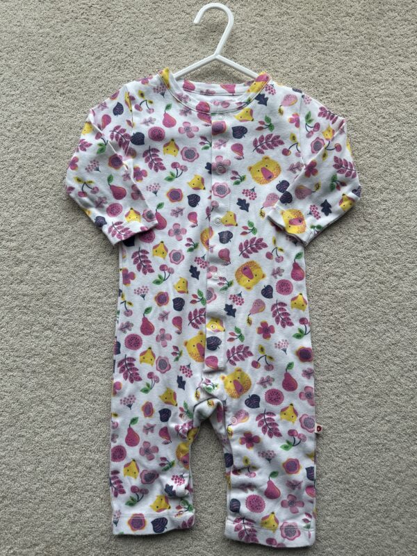 Piccalilly Woodland Animal Sleepsuit, 6-12M