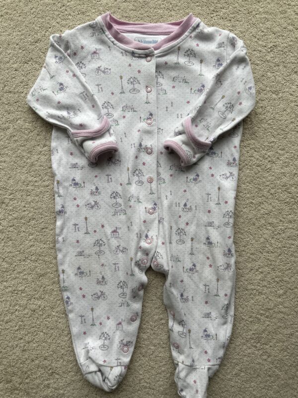 JoJo Sleepsuit Park Scene Sleepsuit, 6-12M