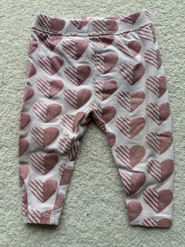 Gap Heart Glitter Leggings, 6-12M
