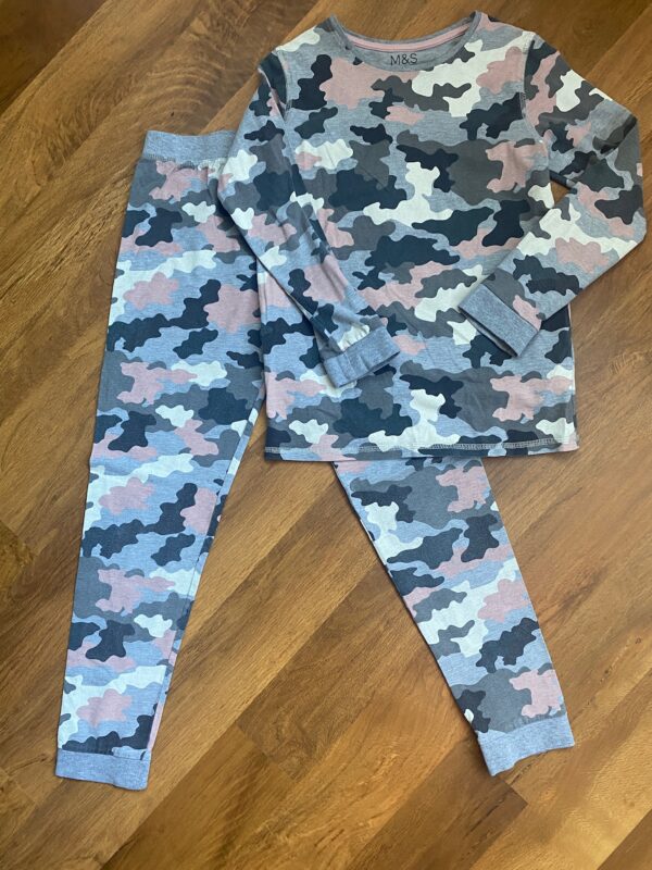 M&S Camo PJs, 10-11Y, VGUC