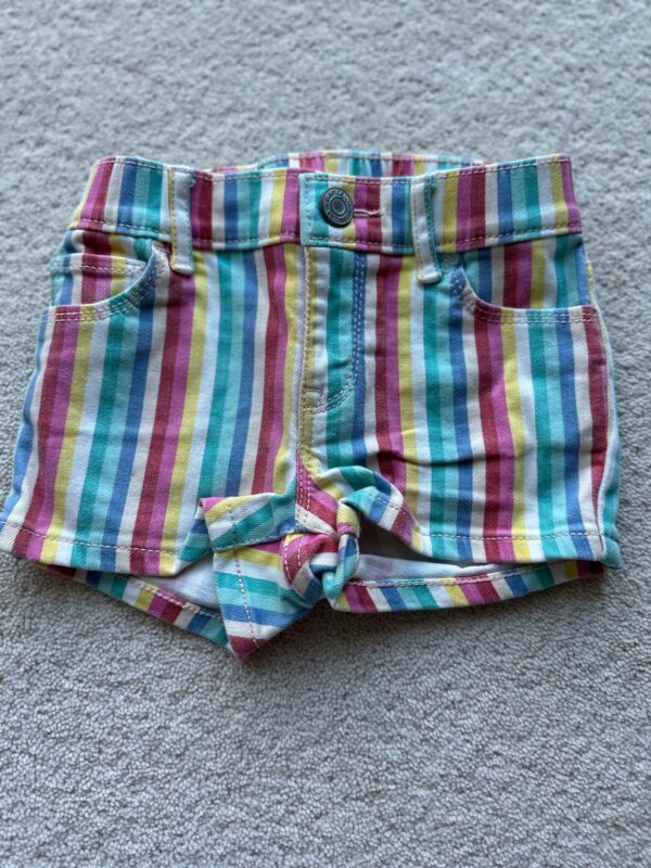 Gap Rainbow Stripe Shorts, 3Y