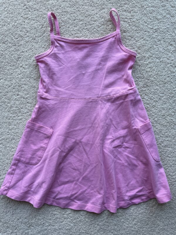 M&S Pink Strappy Dress, 18-24M