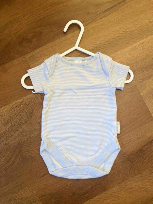 Next S/S Striped Bodysuit, 0-1M