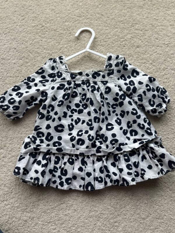 Gap Monochrome Leopard Print Top, 0-3M