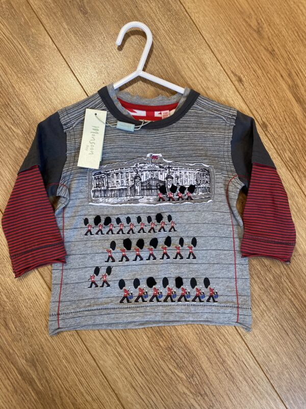 Monsoon Buckingham Palace L/S T-Shirt, 6-12M, BNWT