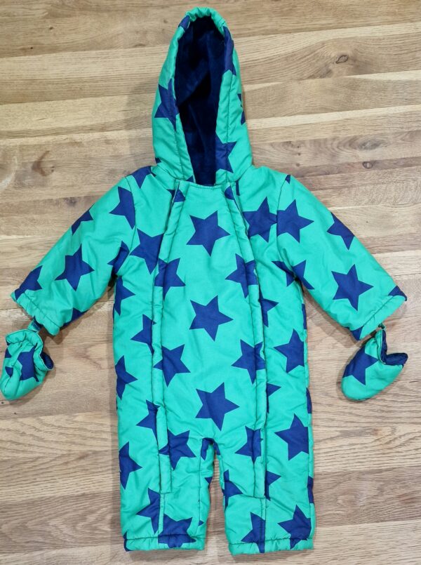 John Lewis, All-In-One Star Coat With Hood & Gloves, 9-12M