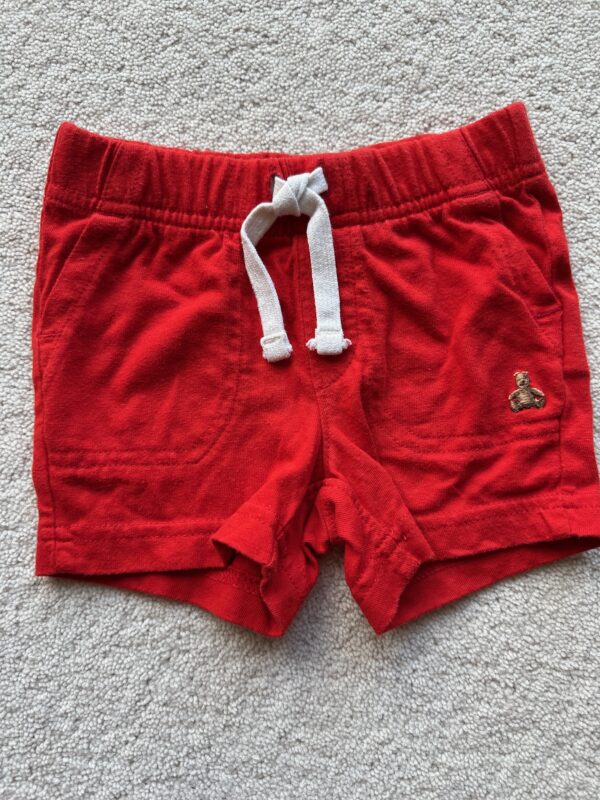 Gap Red Shorts, 3-6M