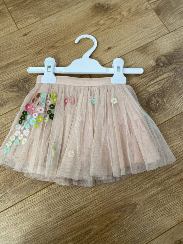 Next Flower Tulle Skirt, 3-6M