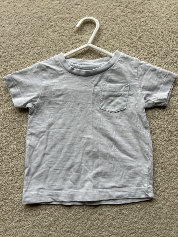 Next Plain White T-Shirt With Pocket, 3-6M