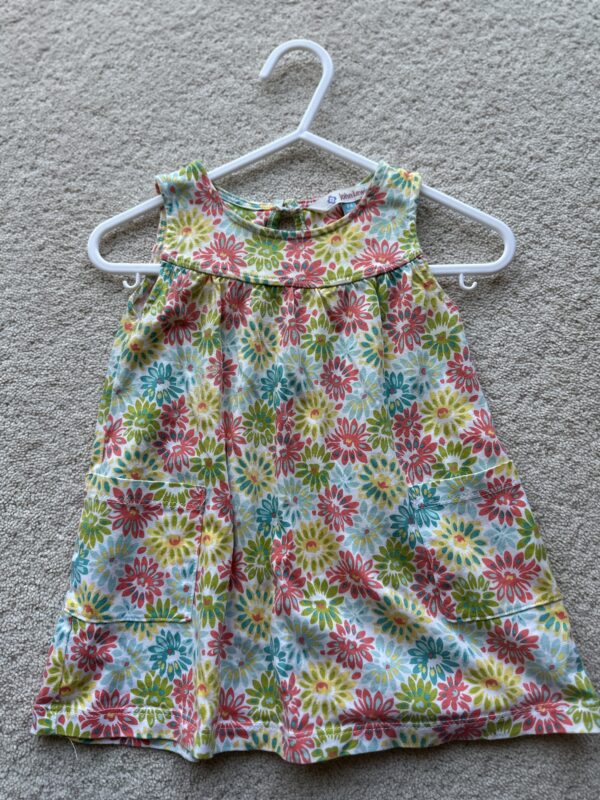 John Lewis Floral Sleeveless Dress, 3-6M