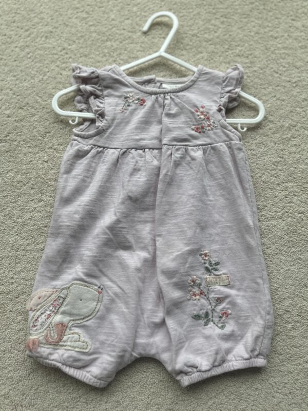 Next Sleeveless Bunny Romper, 3-6M