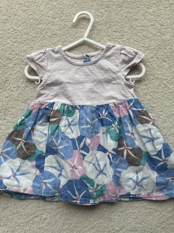 John Lewis Patterned S/S Dress, 3-6M