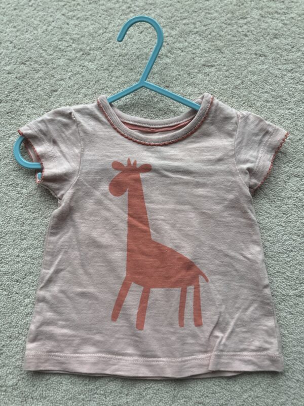 M&S Giraffe T-Shirt, 3-6M