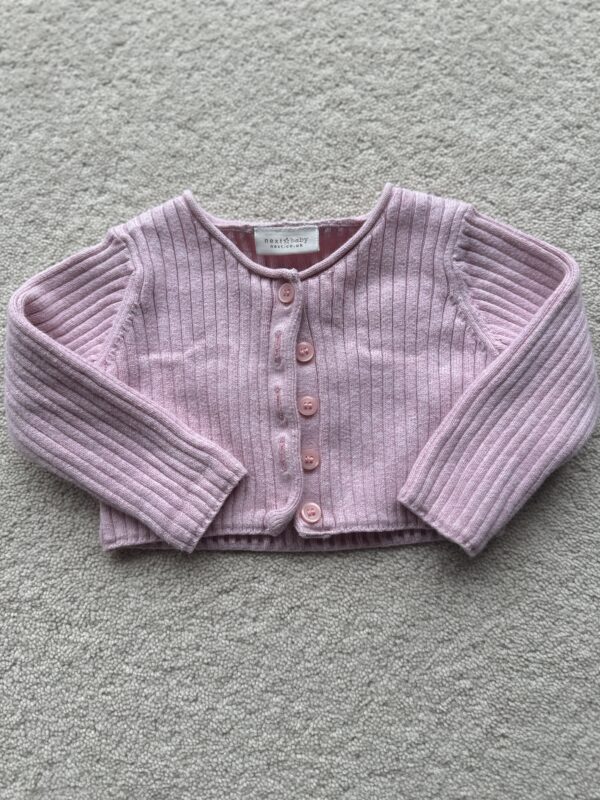 Next Pink Bolero Cardigan, 3-6M