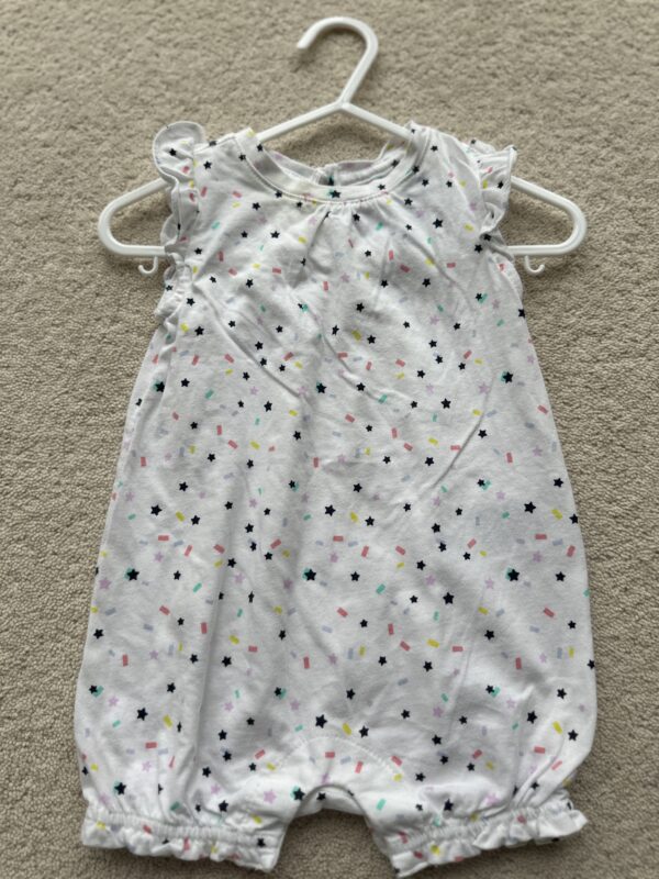 Gap Star S/S Romper, 3-6M