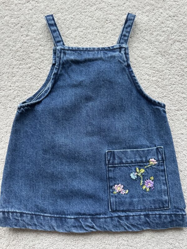 Next Denim Pinafore, 3-6M