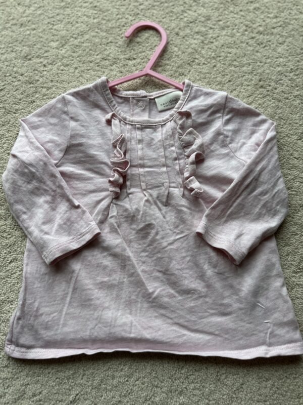 Next L/S Pink T-Shirt, 3-6M