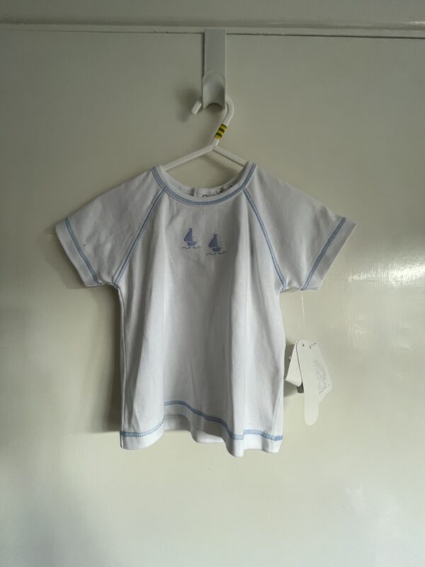 Kissy Kissy Boat T-Shirt & Short Set, 3-6M, BNWT* Very Small Mark On Sleeve