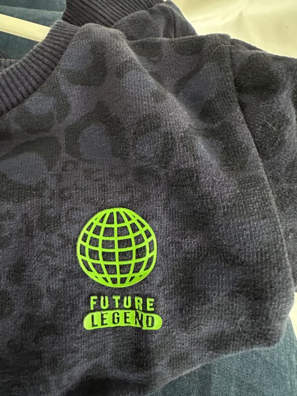 NEXT, Future Legend Logo Navy Jumper, * logo marked 18-24M - Image 2