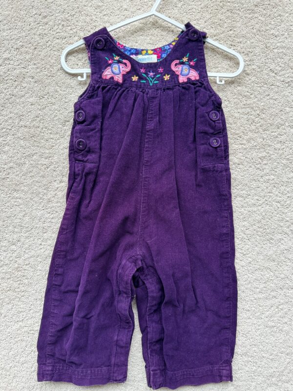 Jo-Jo, Purple Dungarees, 6-12M