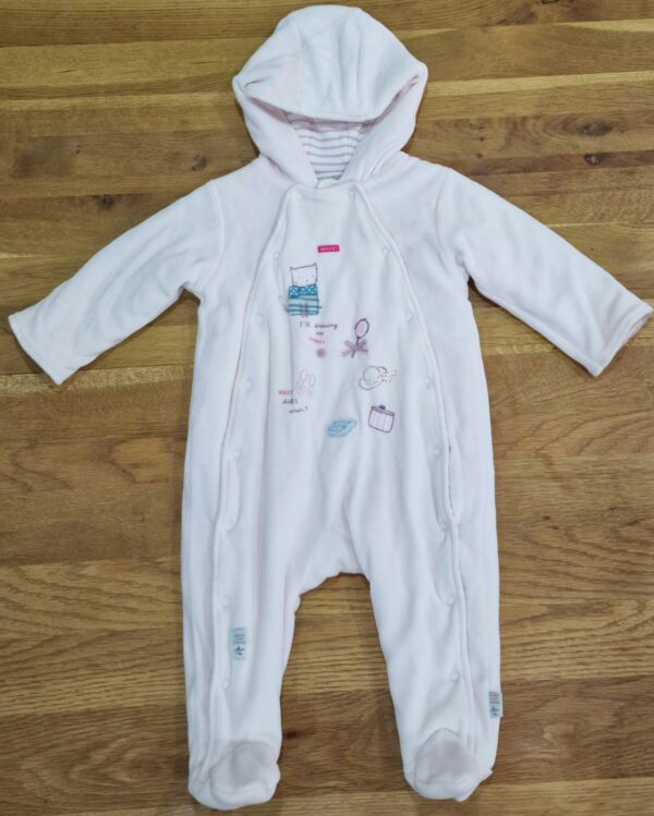 Mamas & Papas Hooded Pramsuit, 6-9M