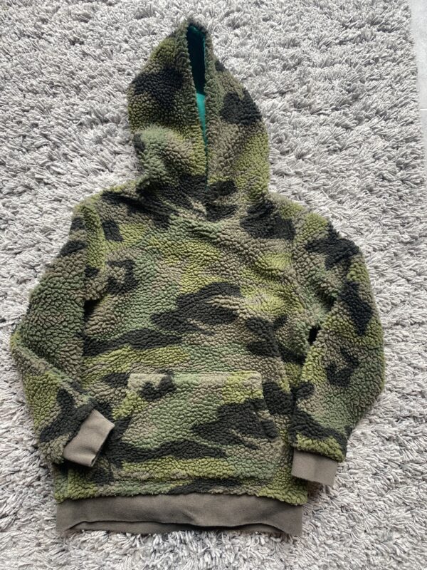 Boden Soft Army Print Hoody, 7-8Y