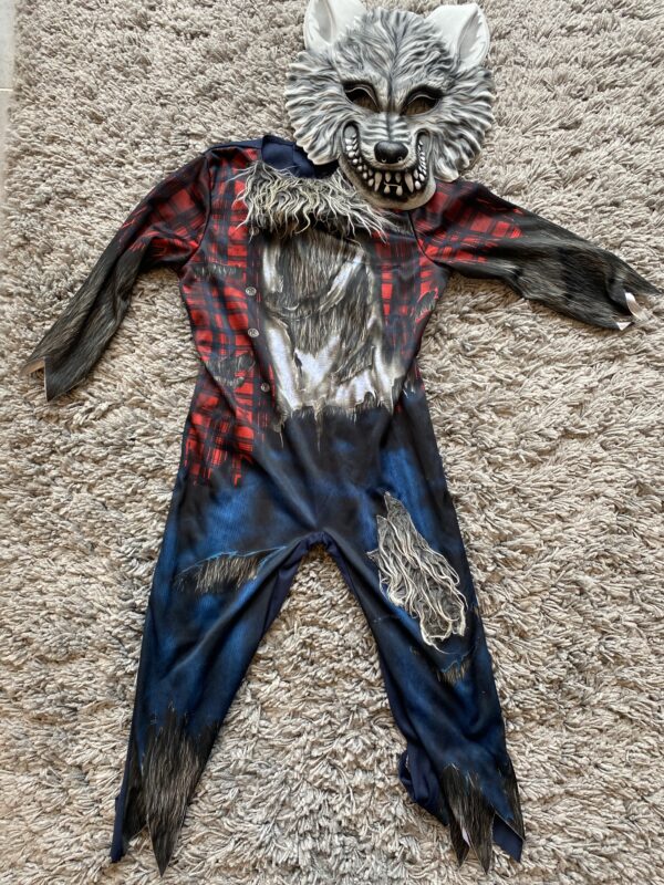 Werewolf Costume With Mask, 3-4Y