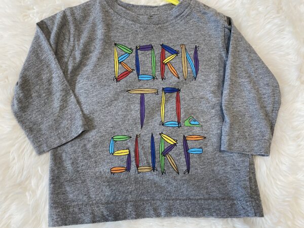 Quicksilver Born To Surf Slogan T-shirt, 12-24M