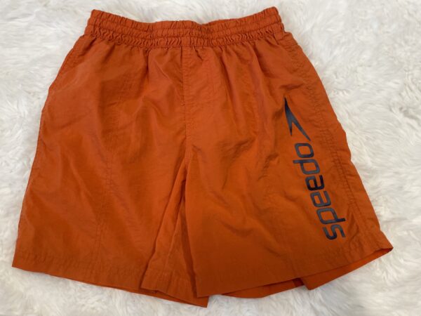 Speedo Oange Swim Shorts, Small 5-6Y
