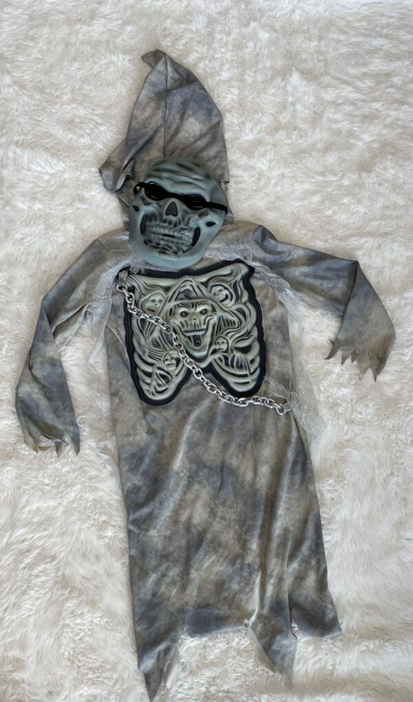 Skeleton Fancy Dress, 2 Pieces, 7-8Y