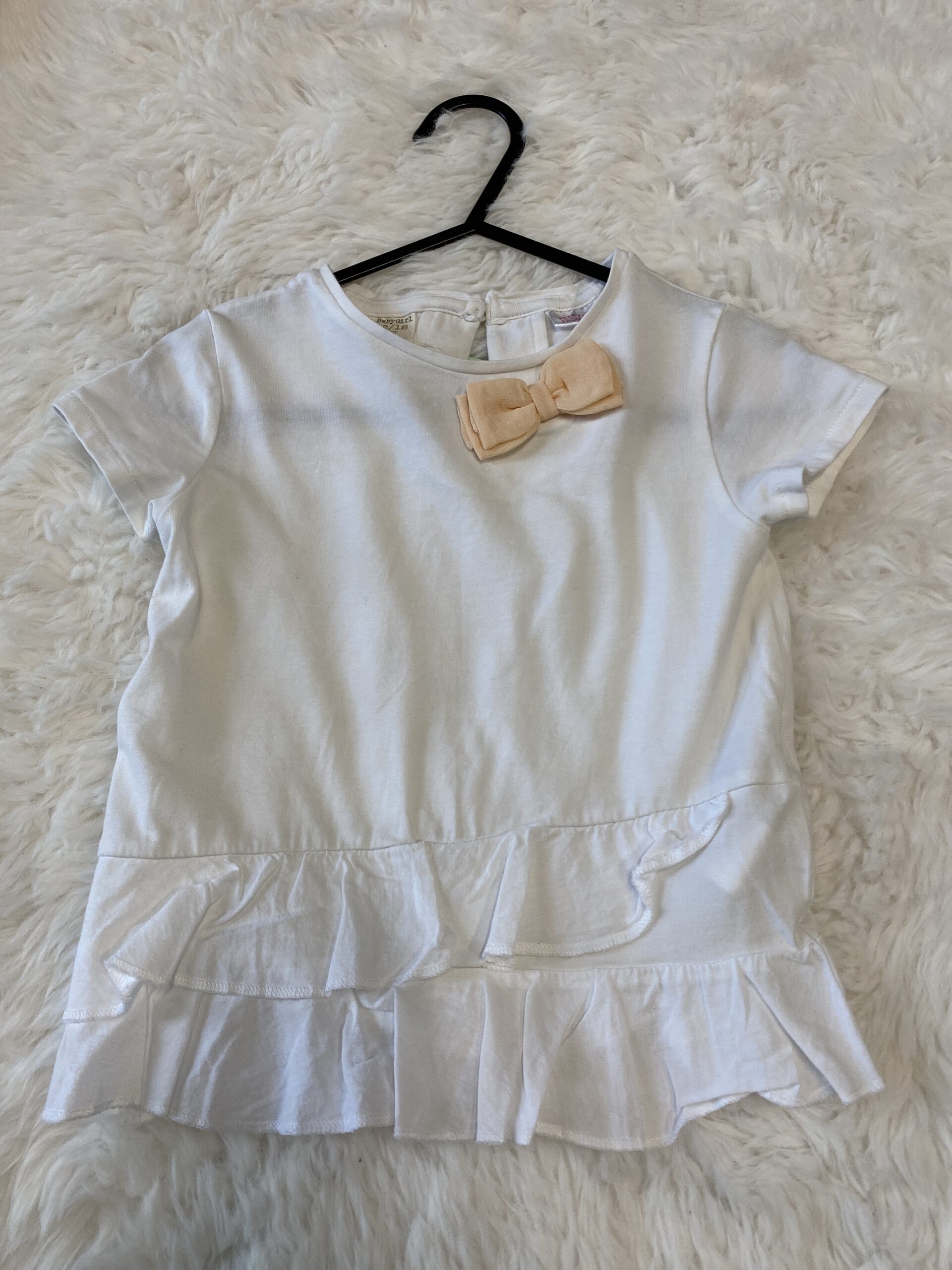 Zara Ruffled orders Blouse with Bow