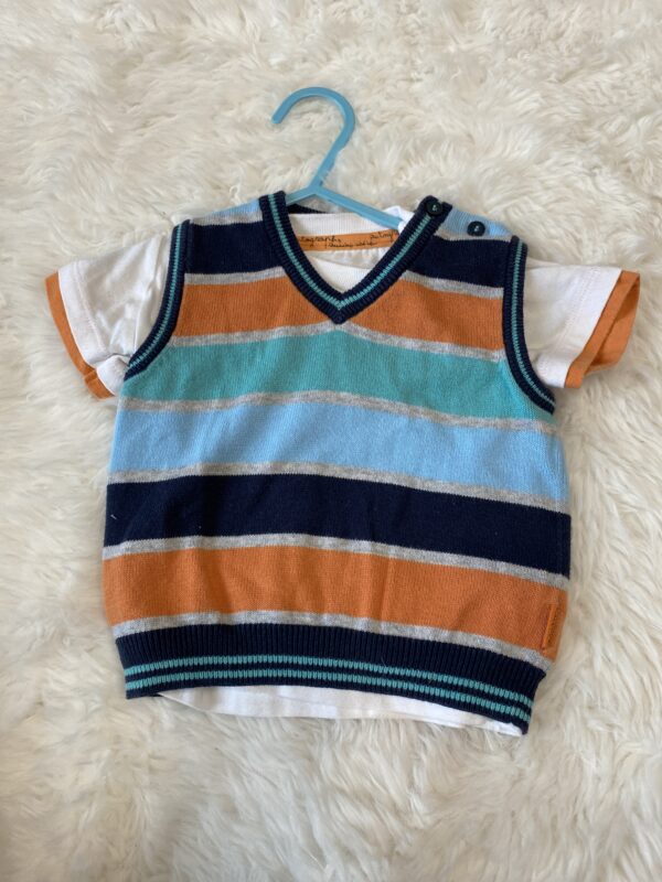 M&S Tank Top & T-Shirt Set, 0-3M