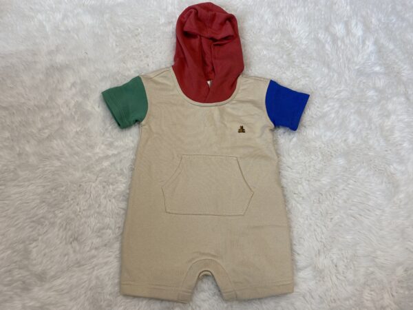 Gap S/S Hooded Sweatsuit Style Romper, 18-24M, BNWT