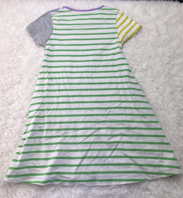 Boden Striped S/S Dress, 6-7Y - Image 2