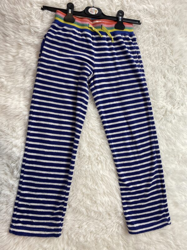 Boden Striped Towelling Trousers* some washwear, 9Y