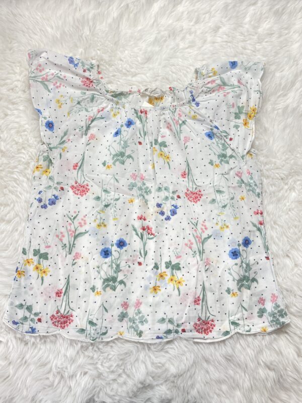 M&S Floral Top, 6-7Y