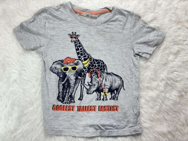 H&M Animal T-Shirt, 2-4Y