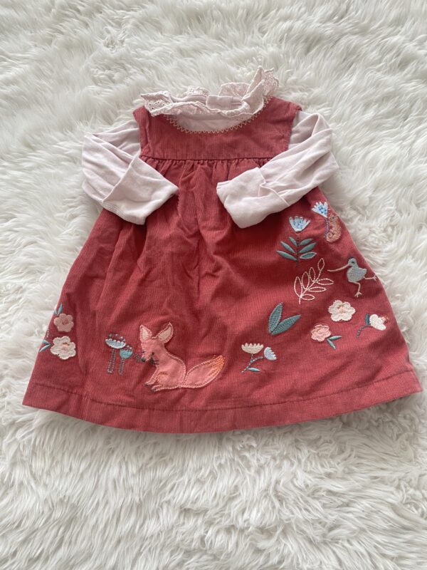 M&S Woodland Dress & Top Set, 0-3M